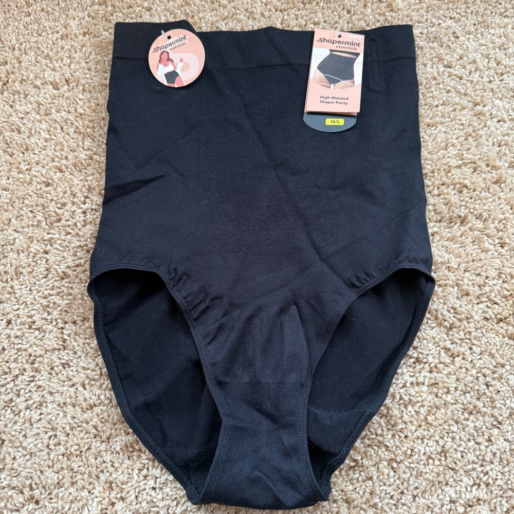 Shapermint Black High-Waisted Shaping Bottoms